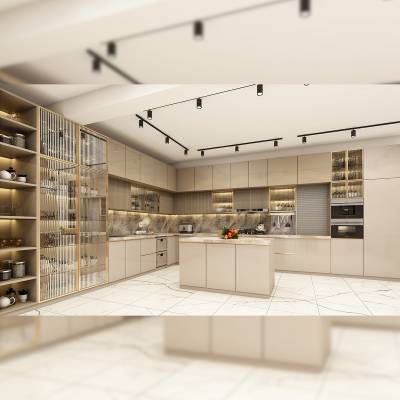 L Shape Acrylic Kitchen Manufacturers, Retailers, Suppliers in Bhopal