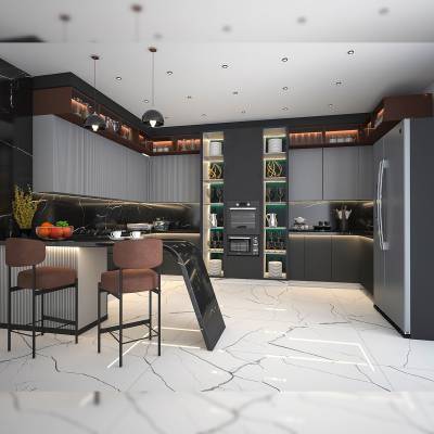 Pu Finish Island Kitchen Manufacturers, Retailers, Suppliers in Bhopal
